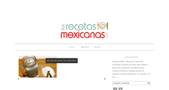 Desktop Screenshot of lasrecetasmexicanas.com