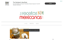 Tablet Screenshot of lasrecetasmexicanas.com